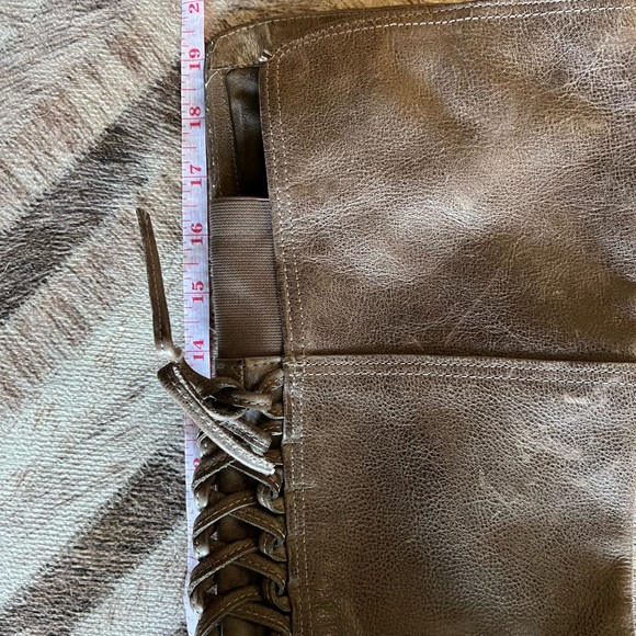 Vince Camuto Tolla leather over the knee lace up back with side zipper size 6.5 - Picture 15 of 15